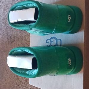 Girls Green Ugg Boots size 3